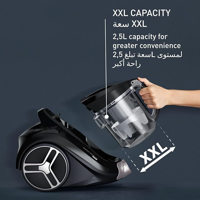 Tefal Compact Power XXL Bagless Vacuum 900W Classic Kit